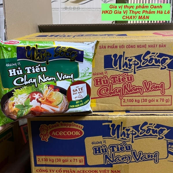 (Thùng 30) Hủ tíu NAM VANG CHAY Nhịp Sống Hảo Hảo Acecook (70 g)