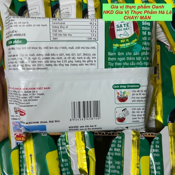 (Thùng 30) Hủ tíu SƯỜN HEO Nhịp Sống Hảo Hảo Acecook (70 g)