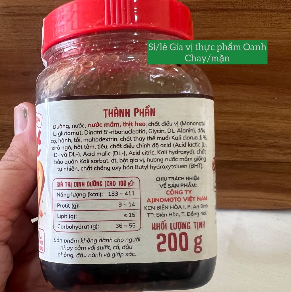 (Thùng 24) Kho quẹt ăn liền có thịt Ajinomoto (200gr)