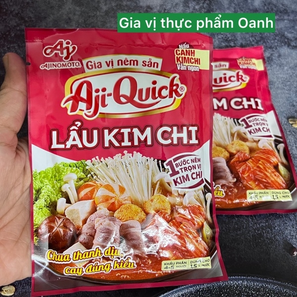 (Thùng 120) Gia vị lẩu kim chi Aji Quick 46gr