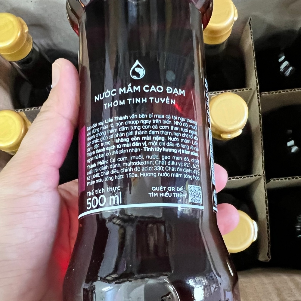 Nước mắm Liên Thành nhãn ngọc 60 ĐỘ ĐẠM(chai 500ml)