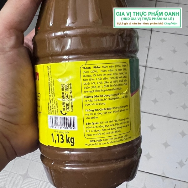 (Thùng 12) Mắm nêm Thuận Phát (1130ml)