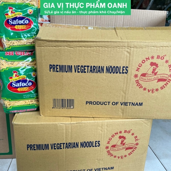 (Thùng 12) Mì chay thượng hạng (350gr) Safoco