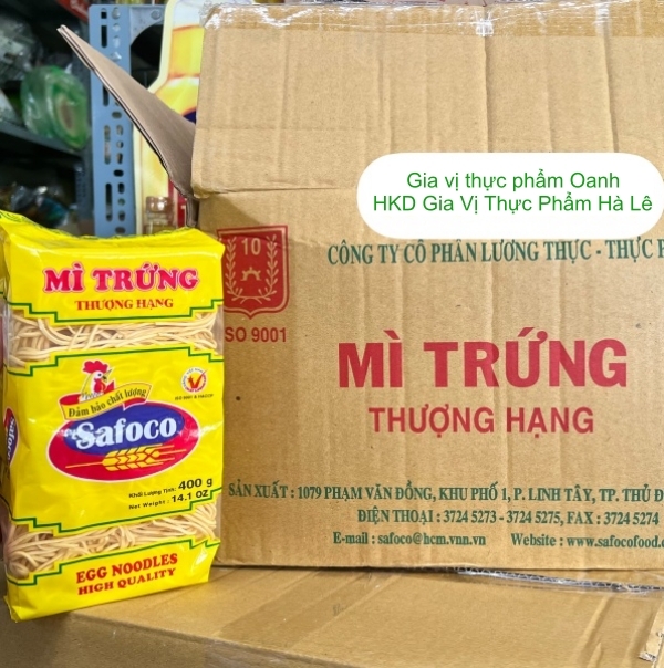 (Thùng 15) Mì thượng hạng(400gr) Safoco
