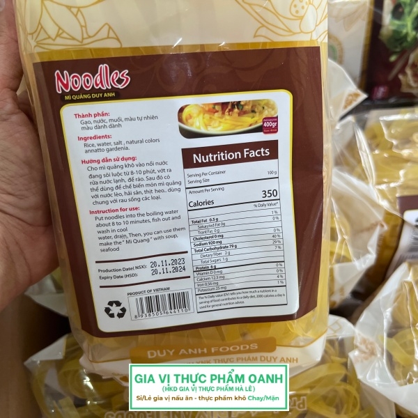 Mì quảng (400g)-DUY ANH