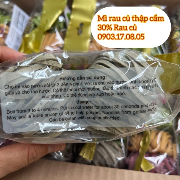 (Thùng 50) Mì rau củ thập cẩm (200g)-LE BROTHERS