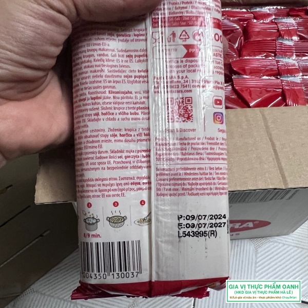 MÝ Ý SPAGHETTI 03 PASTA ZARA (500gr)