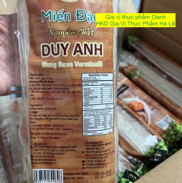 (Thùng 30) Miến đậu (400g)-DUY ANH