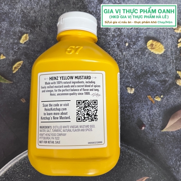 Mù tạt vàng Heinz (255gr)