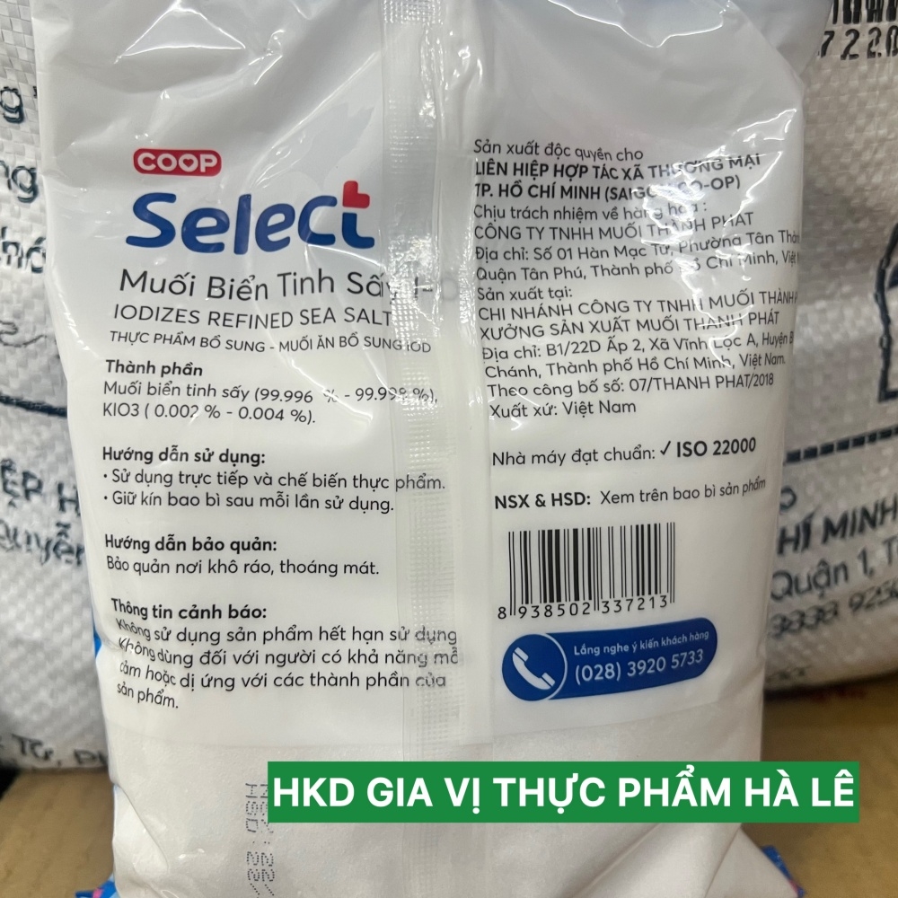 Muối tinh sấy I Ốt SOS (1kg)