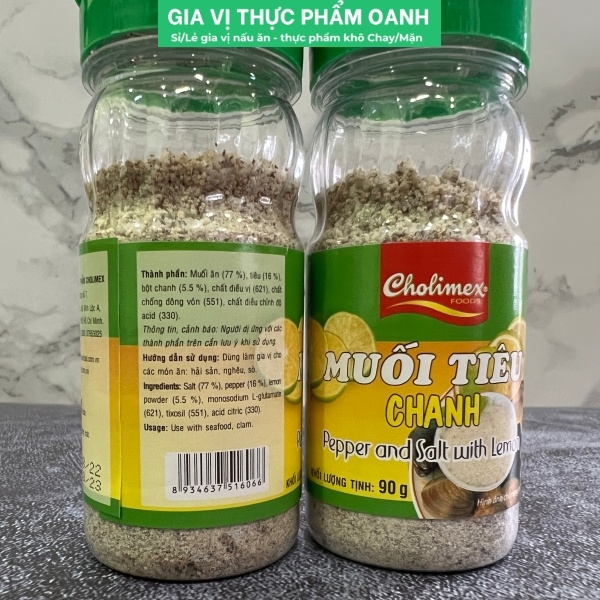 (Thùng 72) Muối Tiêu Chanh 90g-Cholimex