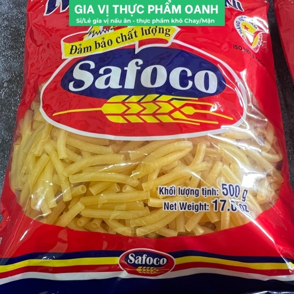 (10 gói/Thùng 18) Nui ống nhỏ (500gr) Safoco