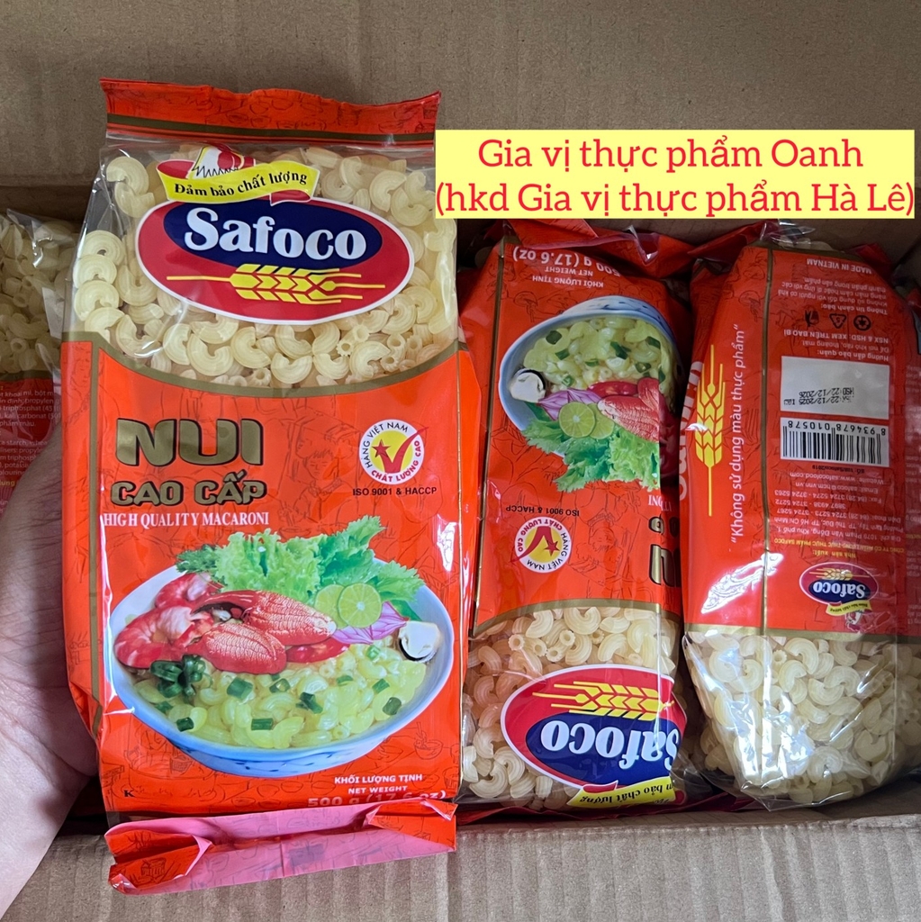 (Thùng 10) Nui tôm khô cao cấp (500gr) Safoco