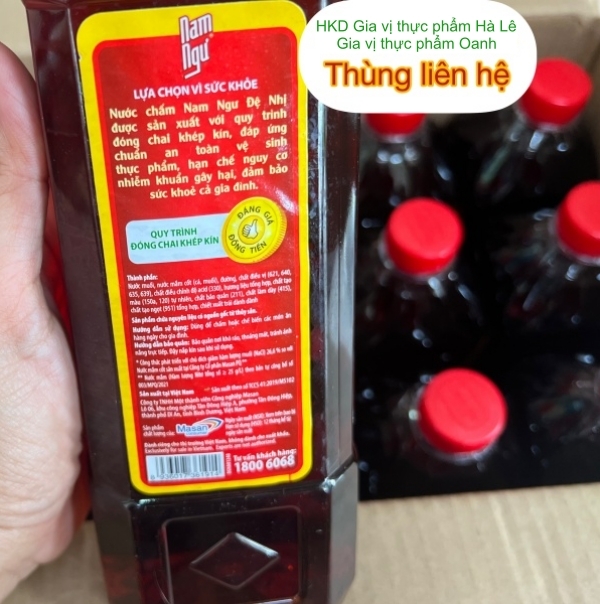 (Thùng 15) Nước mắm Nam Ngư (900ml)