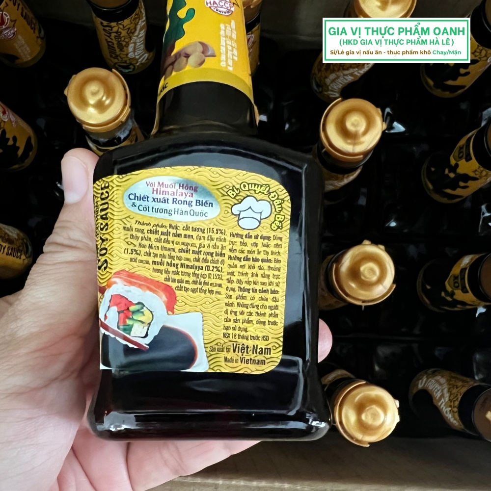 (Thùng 24) Nước tương 909 200ml Ông Chà Và