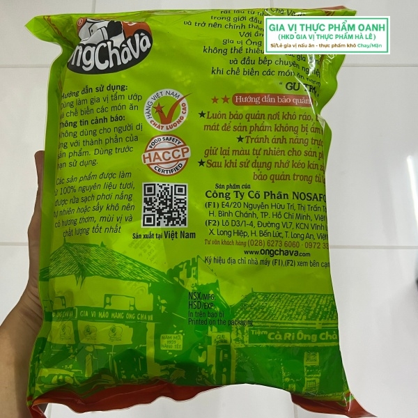 Ớt khô nguyên trái Ông Chà Và (500gr)