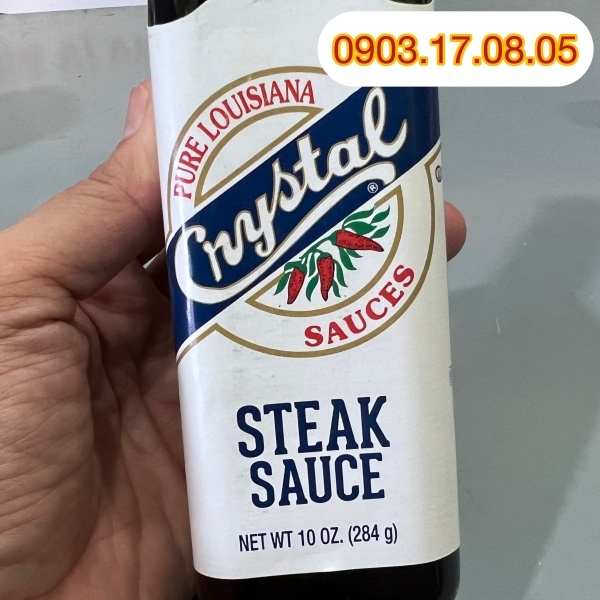 (Thùng 12) SỐT STEAK 284G - CRYSTAL