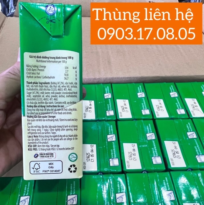 (Thùng 24) Sữa đặc Ngôi sao Phương Nam (bao giấy 380gr)
