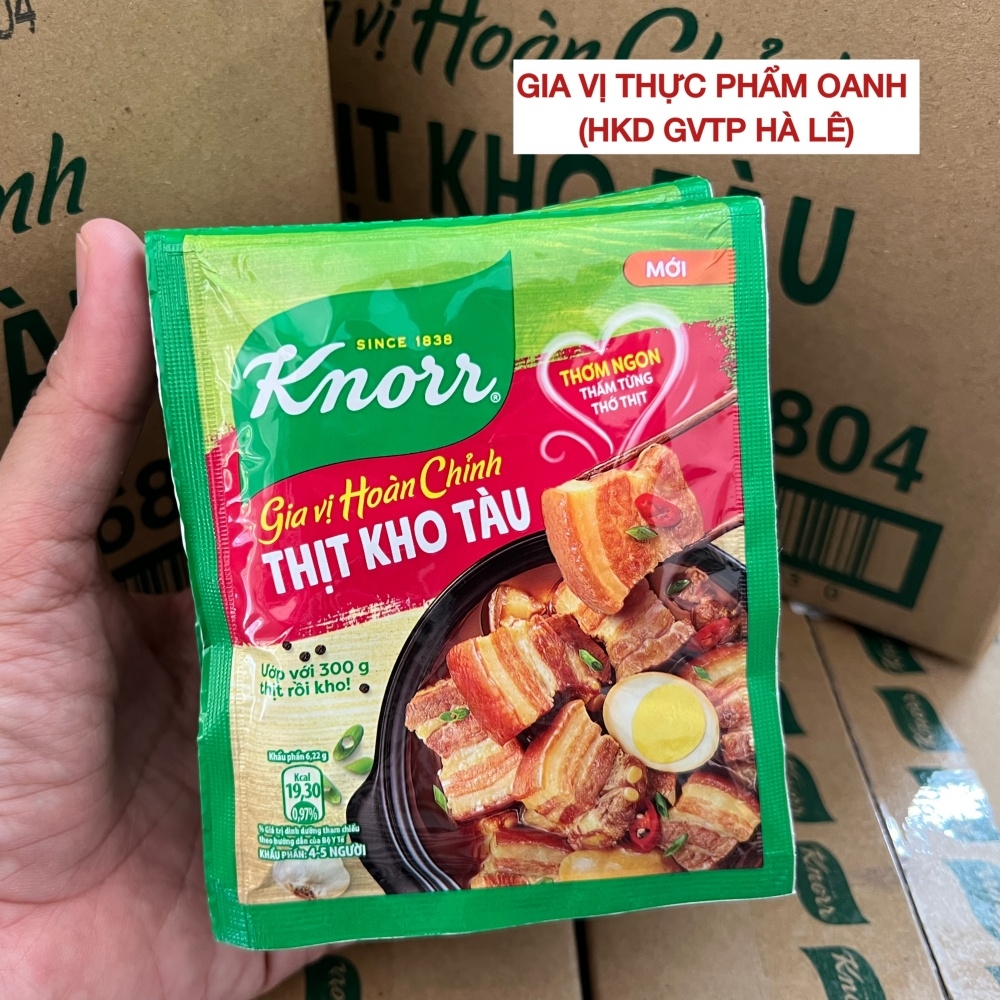 (Thùng 60) Knorr Gia vị nêm sẵn thịt kho tàu (28gr)