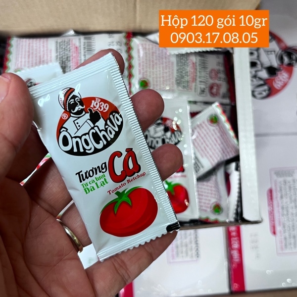 (Thùng 720) Tương cà gói 10gr Ông Chà Và