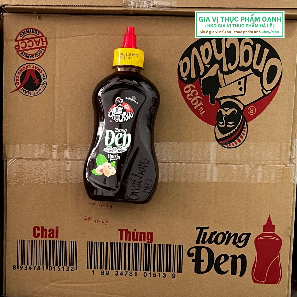 (Thùng 24) Tương đen dẹp 300gr Ông Chà Và