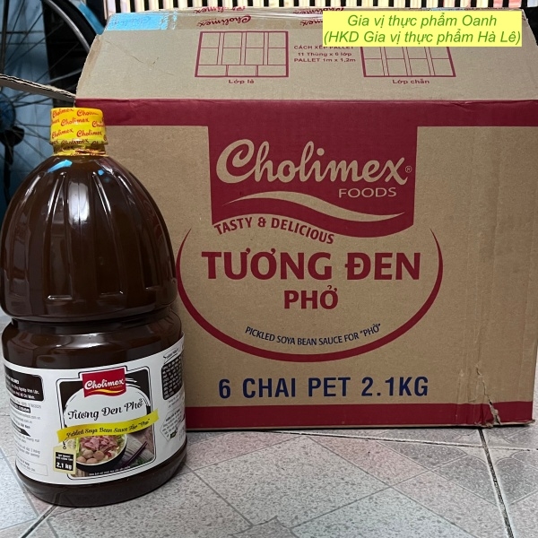 (Thùng 6) Tương đen phở Cholimex (2,1kg)