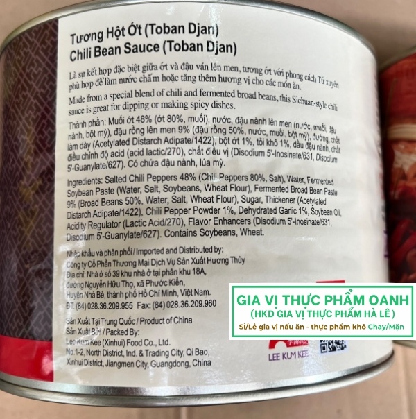 Tương hột ớt Lee Kum Kee (2.04kg)