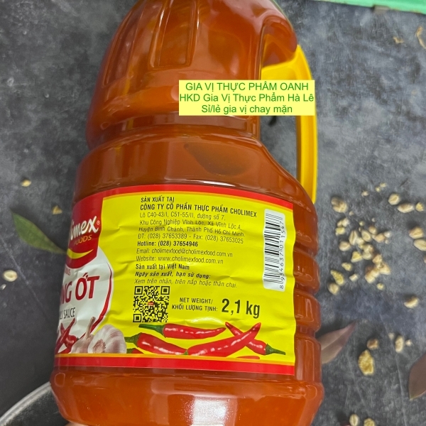 Tương ớt pet 2,1 kg-Cholimex
