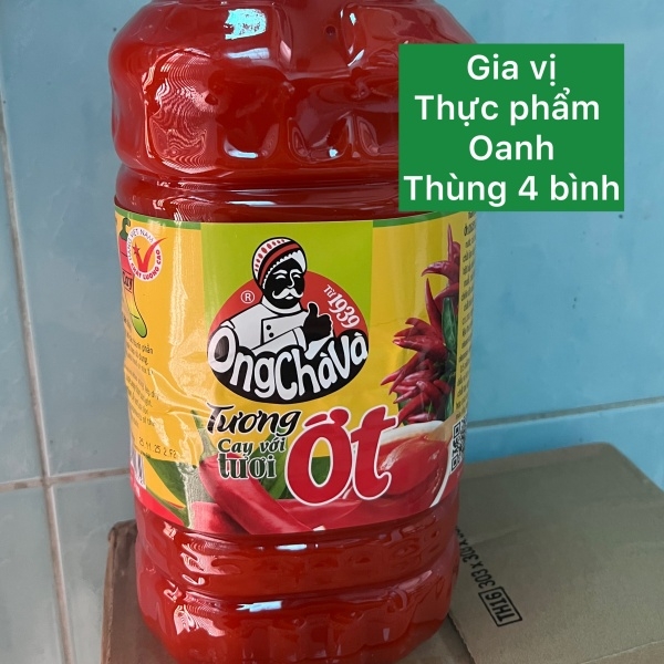 (Thùng 4) Tương ớt 5Kg Ông Chà Và