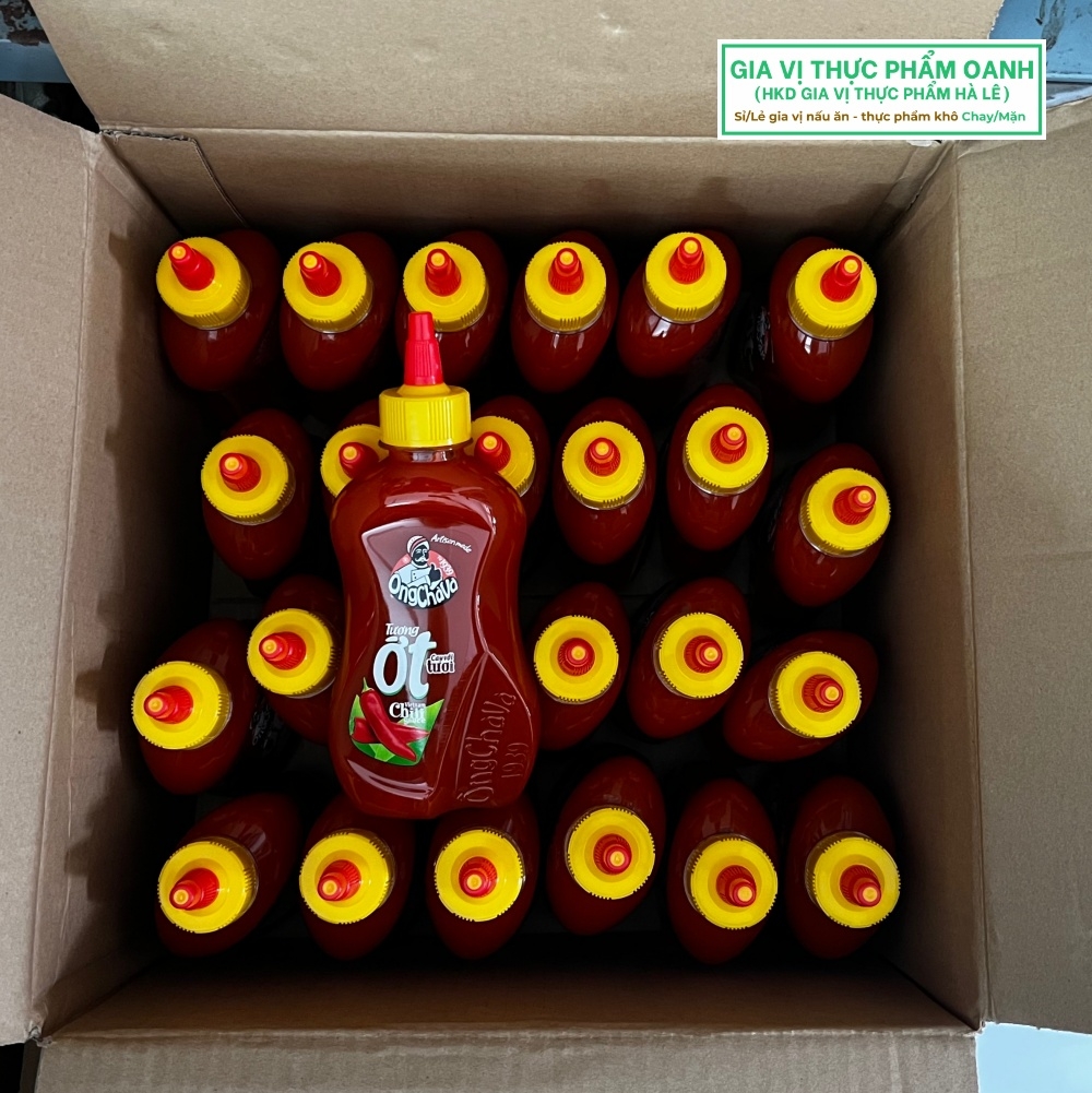 (Thùng 24) Tương ớt dẹp 280gr Ông Chà Và
