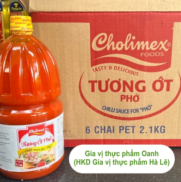 (Thùng 6) Tương ớt phở 2,1kg-Cholimex
