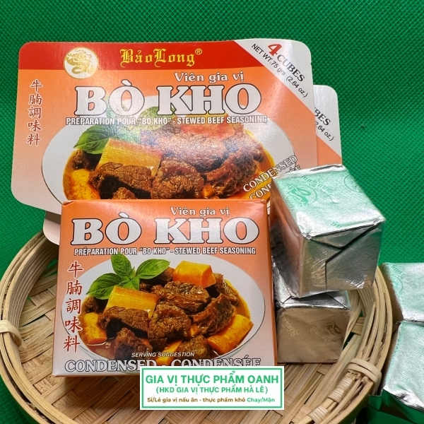 Viên gia vị BÒ KHO Bảo Long (75gr)