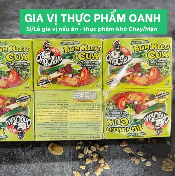 (Thùng 144) Viên gia vị bún riêu 75gr-Ông Chà Và