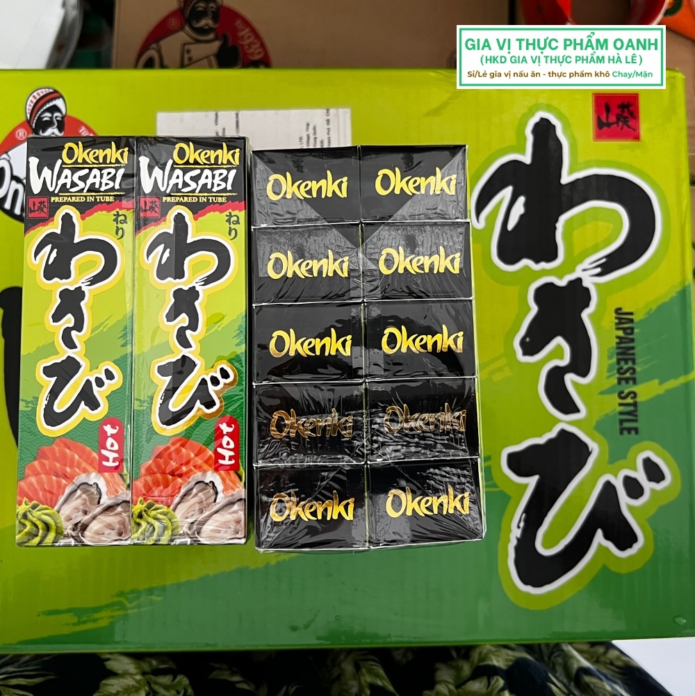 (Thùng 100) Wasabi Okenki Ông Chà Và (43gr)