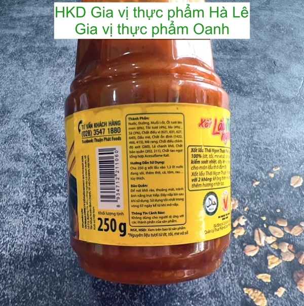 (Thùng 24) Lẩu thái Thuận Phát (250gr)