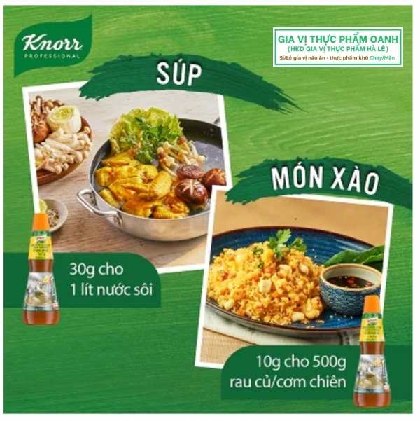 (Thùng 6) Xốt nêm đậm đặc Knorr - thịt gà 6x1kg