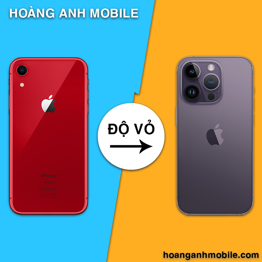 Độ Vỏ Iphone Xr Lên Iphone 14 Pro | Hoàng Anh Mobile - Điện Thoại Chính  Hãng Giá Rẻ Cần Thơ