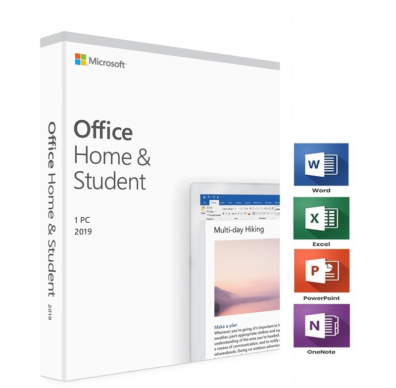 Microsoft Office Home and Student 2019 All Lng APAC EM PKL Online DwnLd C2R  NR