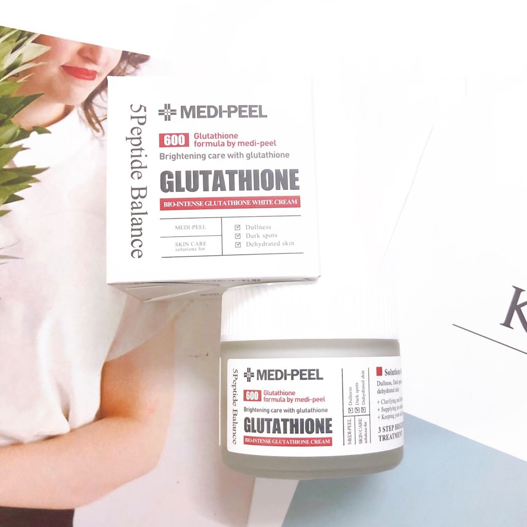 Kem Dưỡng Trắng Medi-Peel Bio-Intense Glutathione White Cream 50g | Lala  Cosmetics - Thiên đường mỹ phẩm