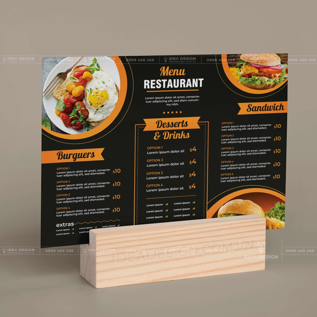 20+ Mẫu Menu Đẹp Dành Cho Nhà Hàng, Dịch Vụ làm Đẹp | iDea Design