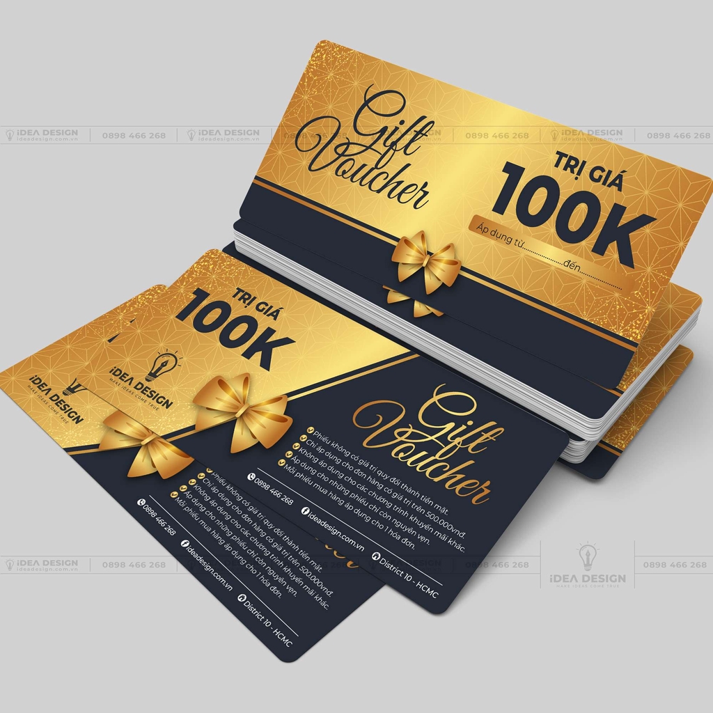 20+ Mẫu Voucher - Dành Cho Shop Bán Hàng, Nhà Hàng, Dịch Vụ | Idea Design