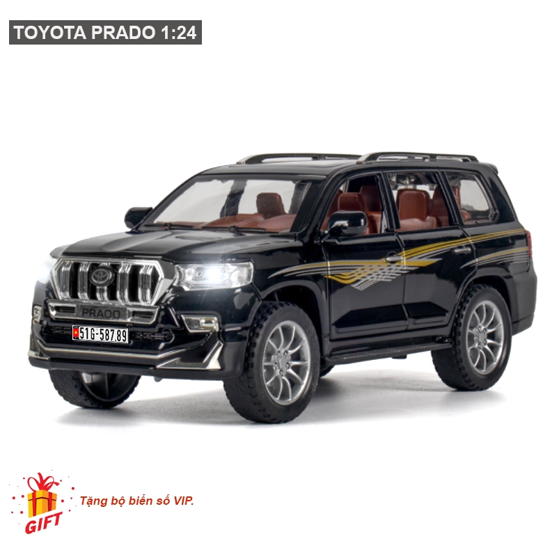 Mô hình xe Toyota Land Cruiser LC300 124 Jinlifang  banmohinhtinhcom