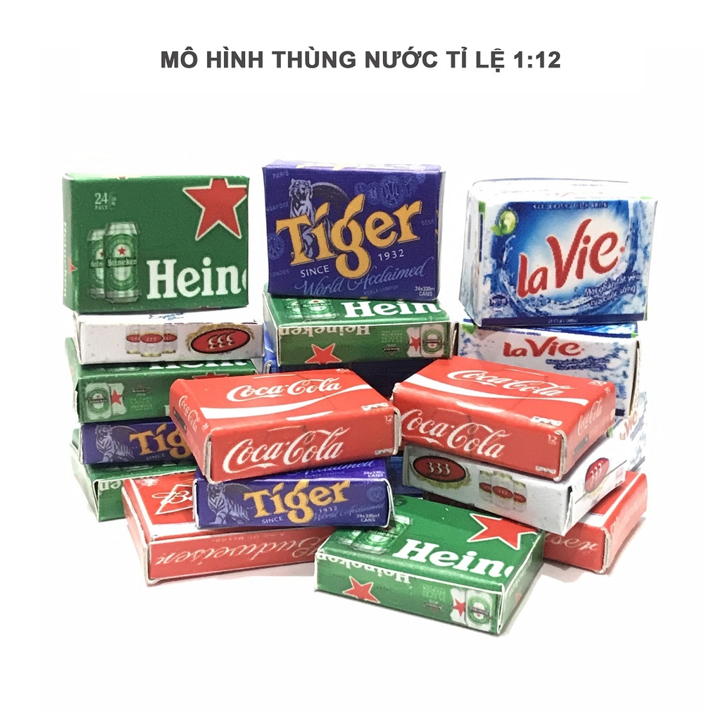 Mô hình giấy bìa - phụ kiện trang trí xe RC tỉ lệ 1:12 | Kho Đồ Chơi