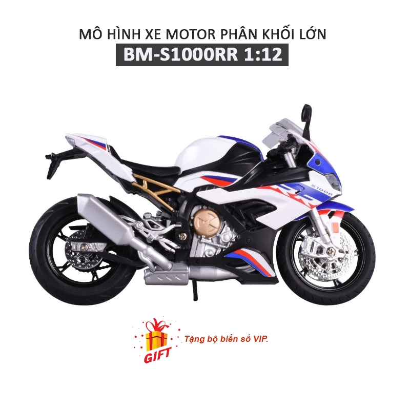 Xe mô hình 2020 BMW S1000RR 112 Huayi  Trùm Mô Hình