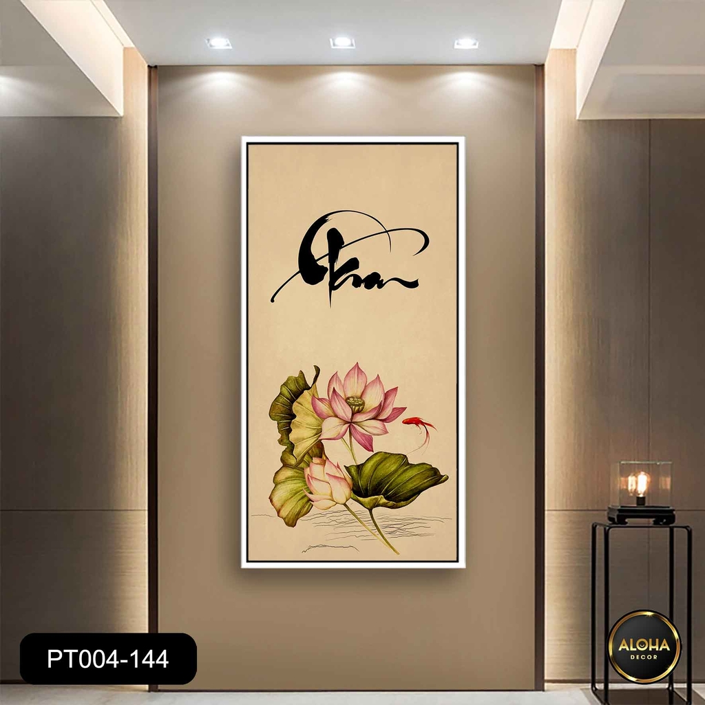 Tranh thư pháp chữ Tâm sen hồng - Tranh phong thủy PT004-144 Aloha Decor - Thế Giới Đồ Decor Số 1 Việt Nam Tranh Thư Pháp Chữ Tâm Sen Hồng - Tranh Phong Thủy Pt004-144 Aloha Decor - Thế Giới Đồ Decor Số 1 Việt Nam
