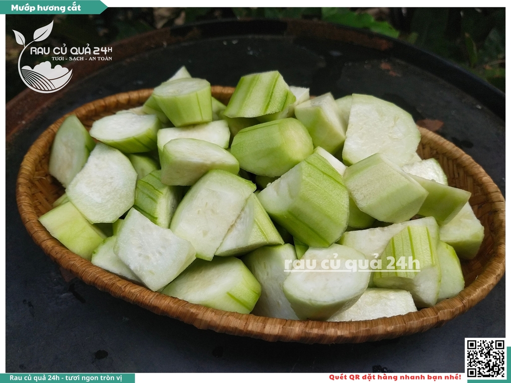 Mướp hương cắt khoảng 400 - 550g