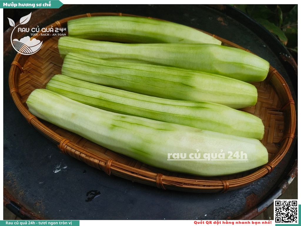 Mướp hương sơ chế khoảng 400 - 550g