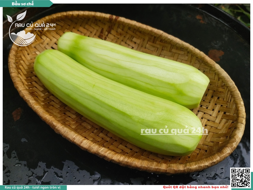 Quả bầu sơ chế khoảng 400 - 600g