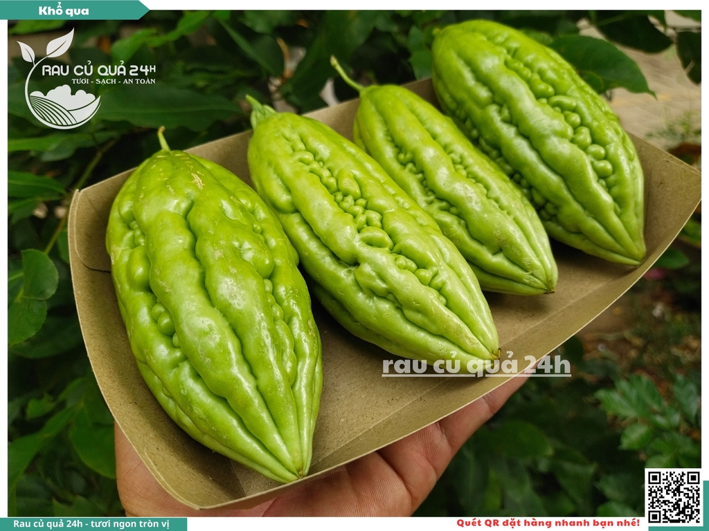 Khổ qua 3 quả khoảng 400g