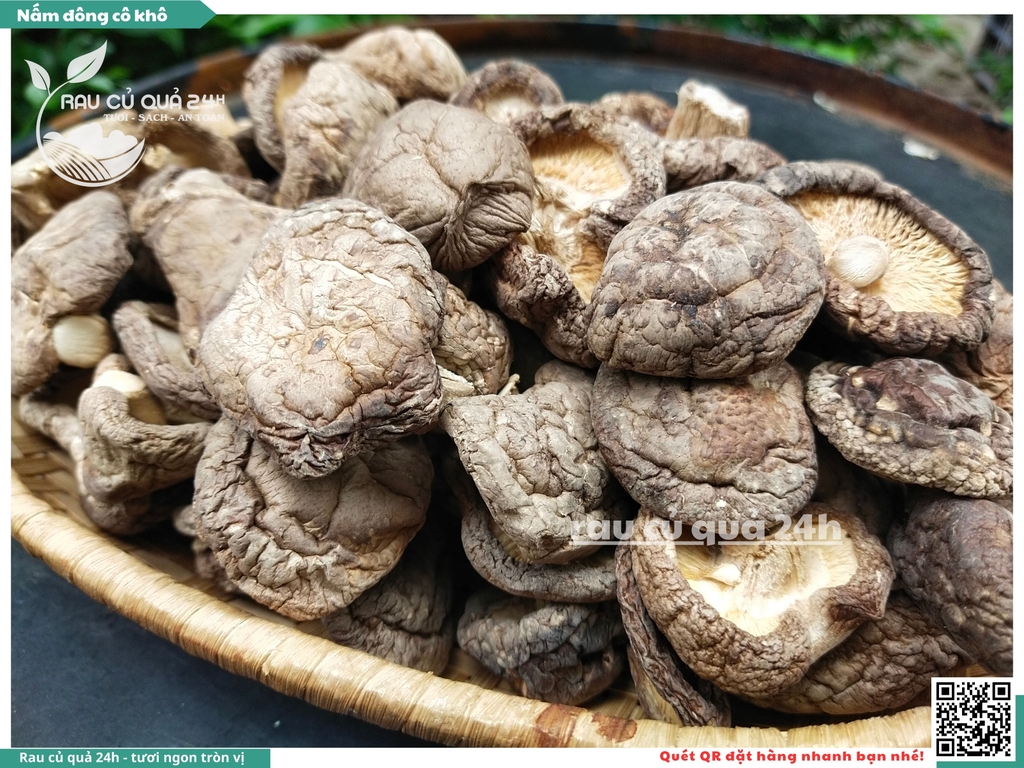 Nấm đông cô khô khoảng 45g